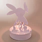Coelhinho de Luz – Porta-Vela em Gesso Cerâmico - Thumbnail 6