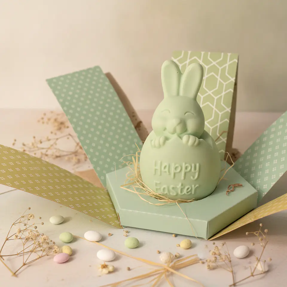 Happy Easter – Coelho da Páscoa em Caixa Explosão 4