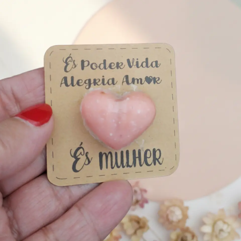 Mini Coração Glicerina Alfazema 1