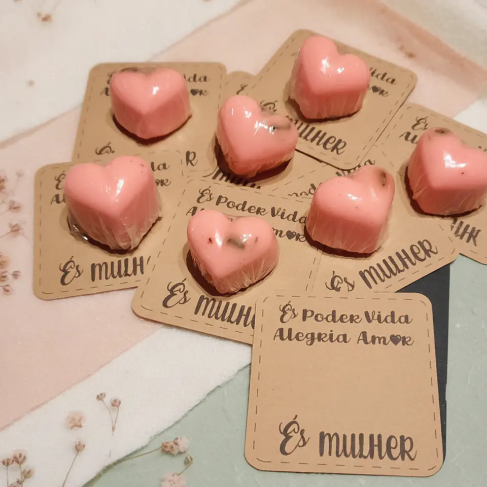 Mini Coração Glicerina Alfazema 2