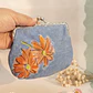 Bolsinha Azul Florida – Estilo Avó - Thumbnail 2