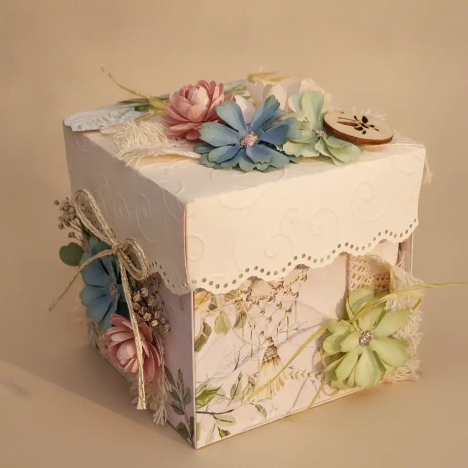 Caixa Boho Casamento — Convite para Padrinhos 2