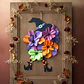 Halloween decoração porta  Bruxa Florida - Thumbnail 5