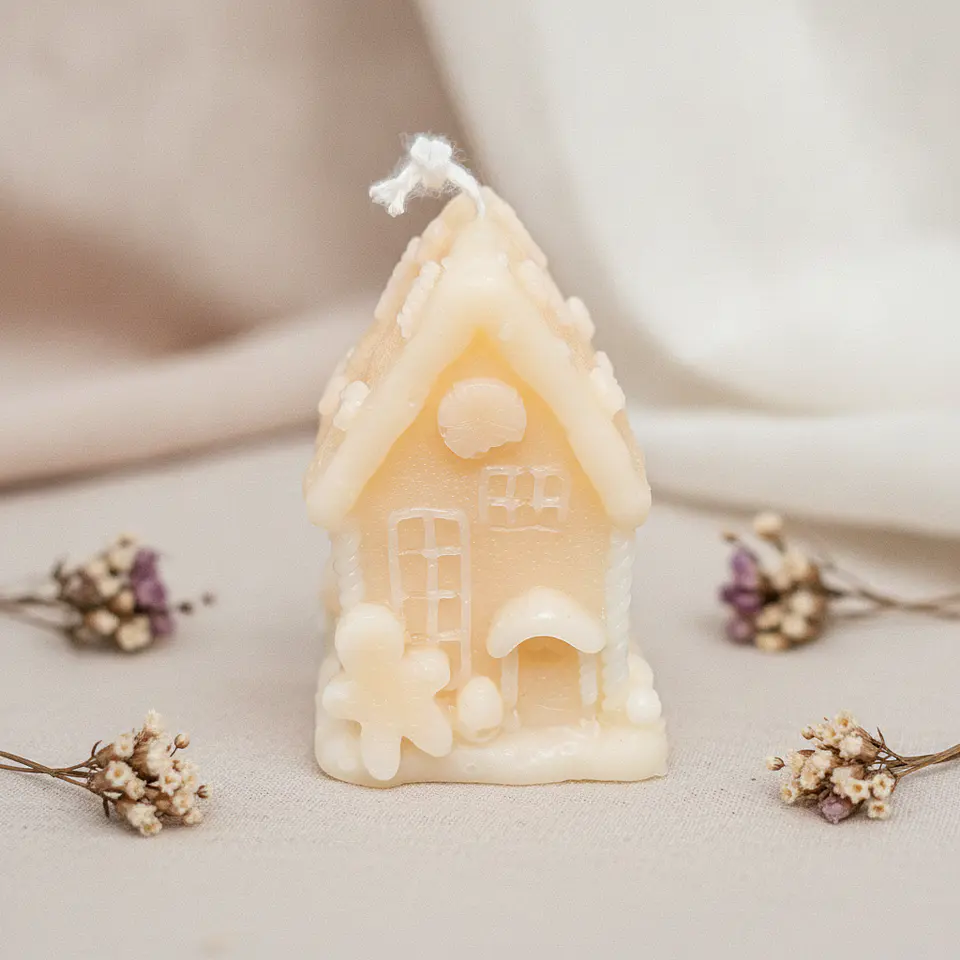 Velas Casinhas de Doces de Natal 1