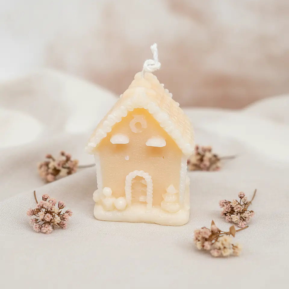 Velas Casinhas de Doces de Natal 3