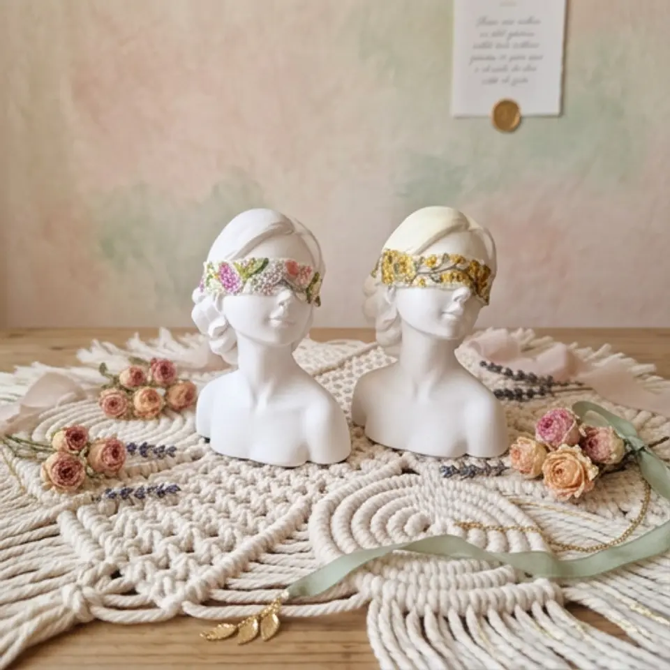 Estatuetas “Amina – Digna de Confiança” — Conjunto de 2 Peças 2