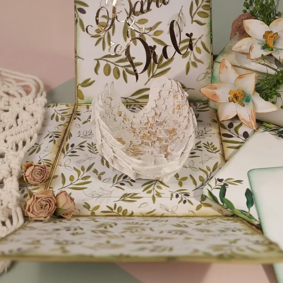 Caixa Campestre — Convite & Presente de Casamento 7