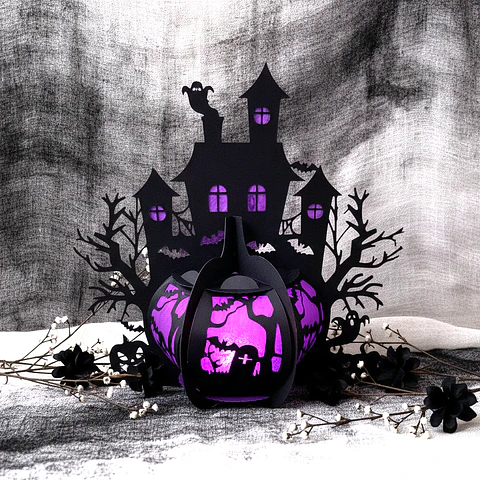 Lanterna Casa Assombrada Halloween