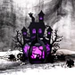 Lanterna Casa Assombrada Halloween - Thumbnail 1