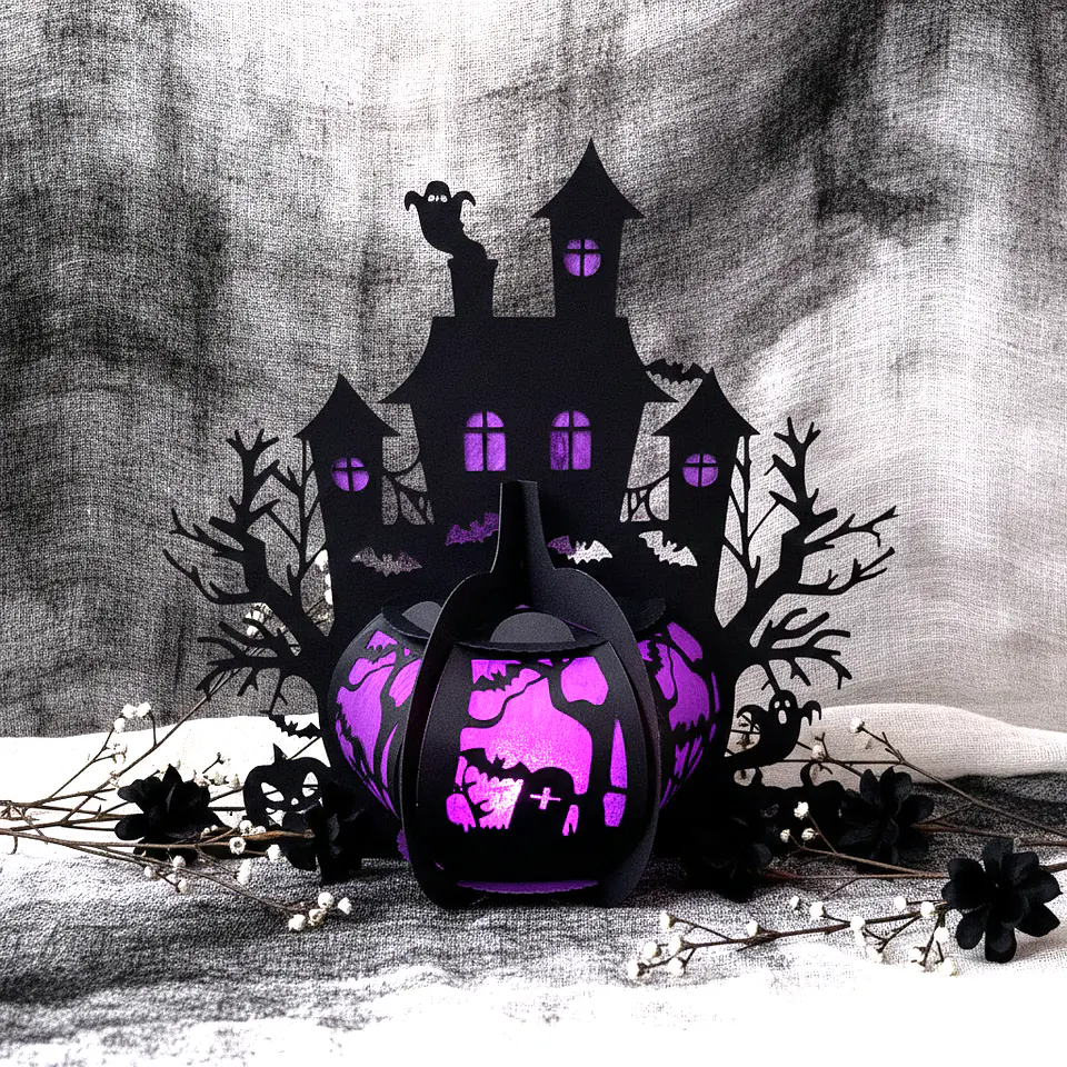 Lanterna Casa Assombrada Halloween 1