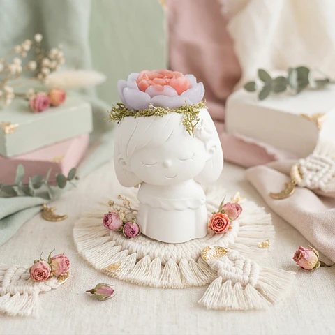 Charlotte — Menina com Flor Aromática
