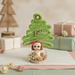 Anjinhos com Arvore Natal verde - Thumbnail 2