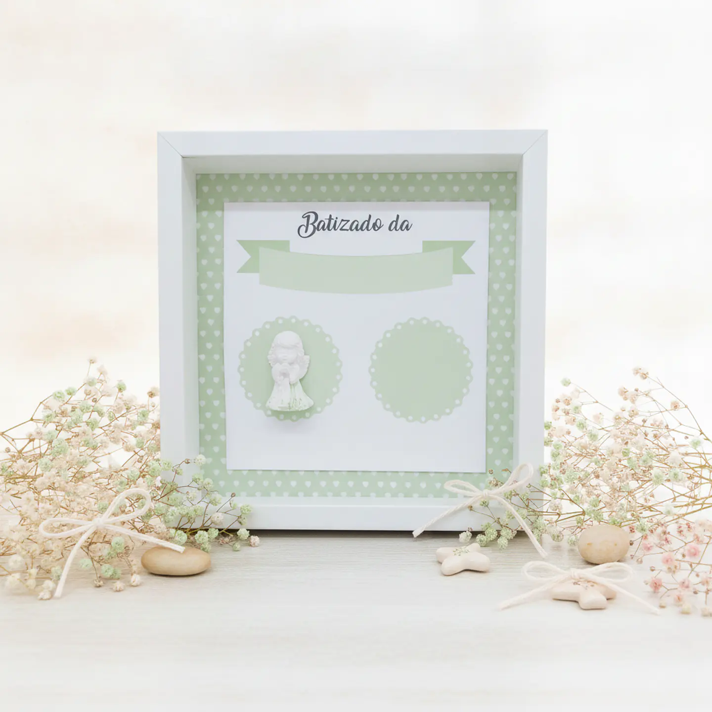 Quadro Sacramento Menina — Recordação de Fé 4