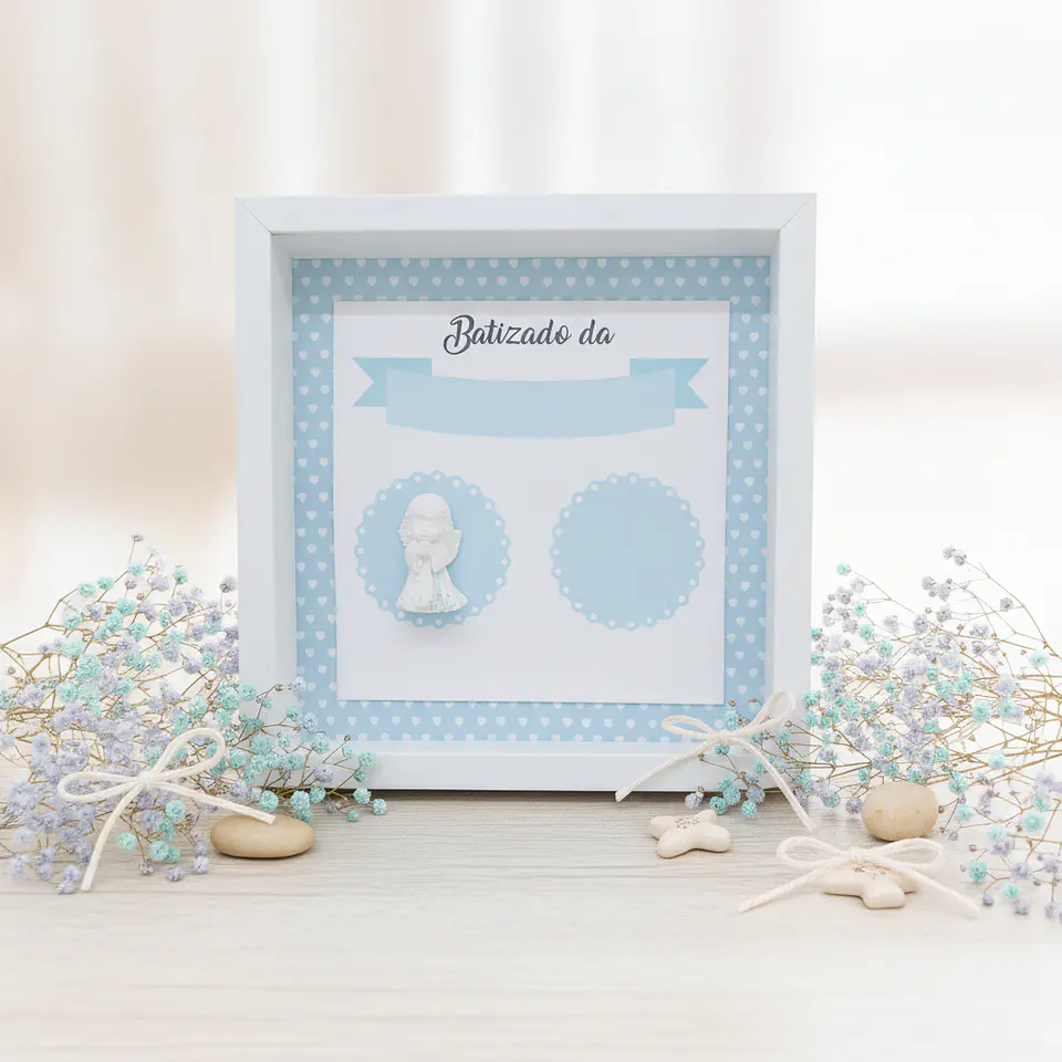 Quadro Sacramento Menina — Recordação de Fé 5