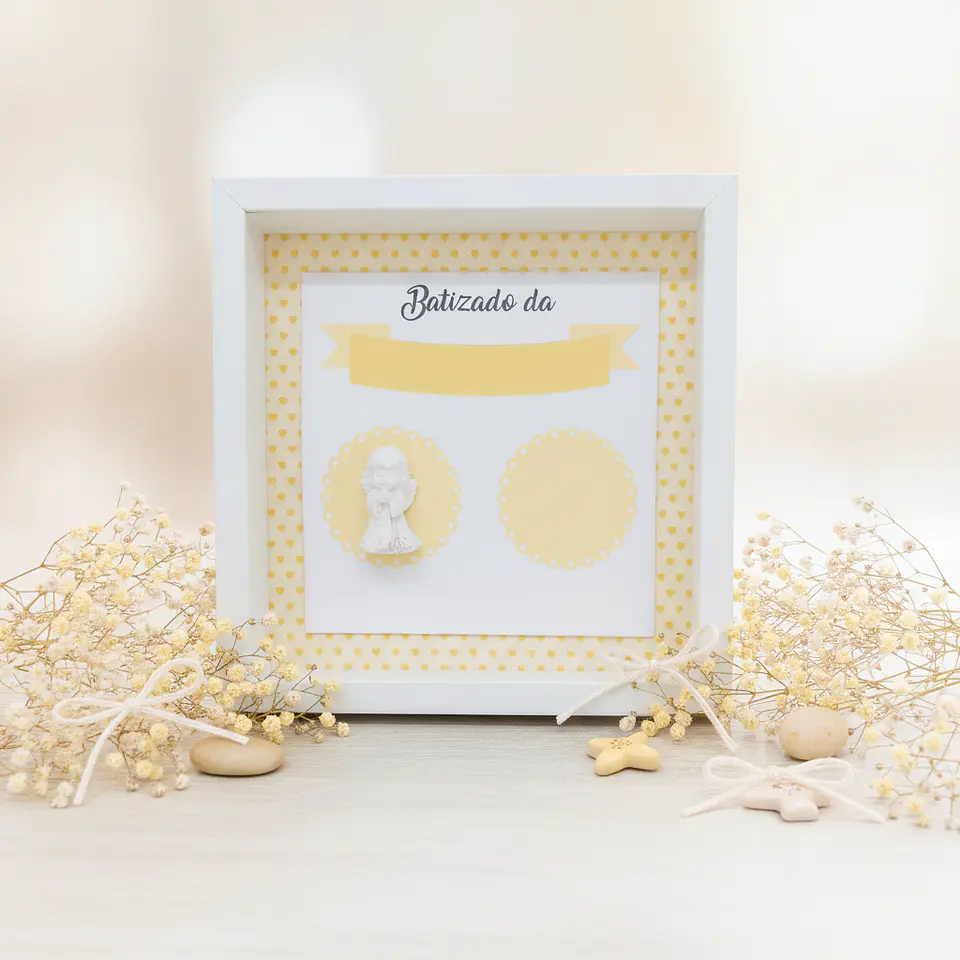 Quadro Sacramento Menina — Recordação de Fé 3