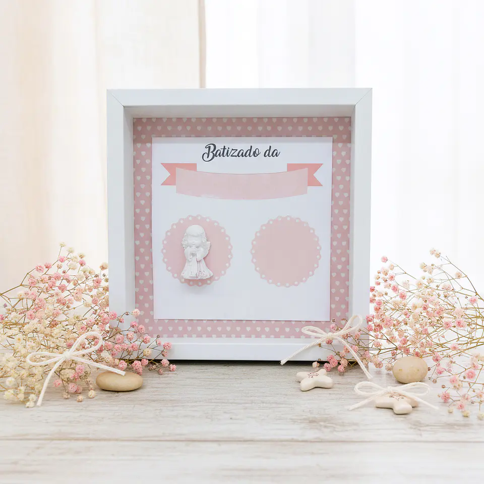 Quadro Sacramento Menina — Recordação de Fé 2