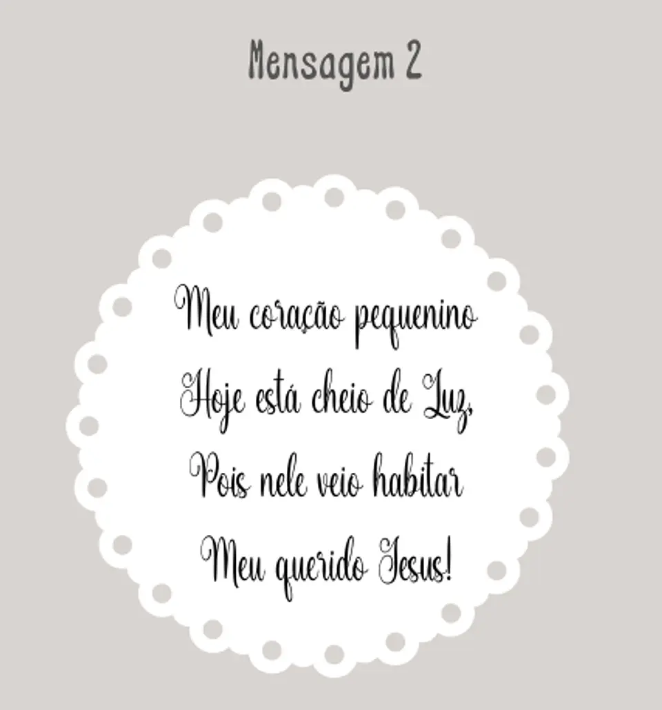 Moldura Recordação de Fé 7
