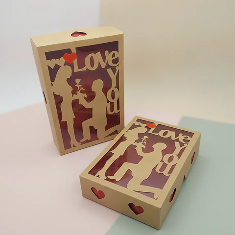 Pedido de Amor ❤️ caixa kraft