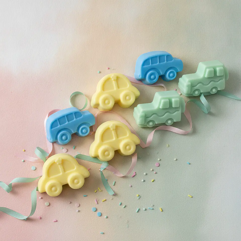 Mini Sabonetes Carrinhos — Sortido Aromático em Glicerina 3
