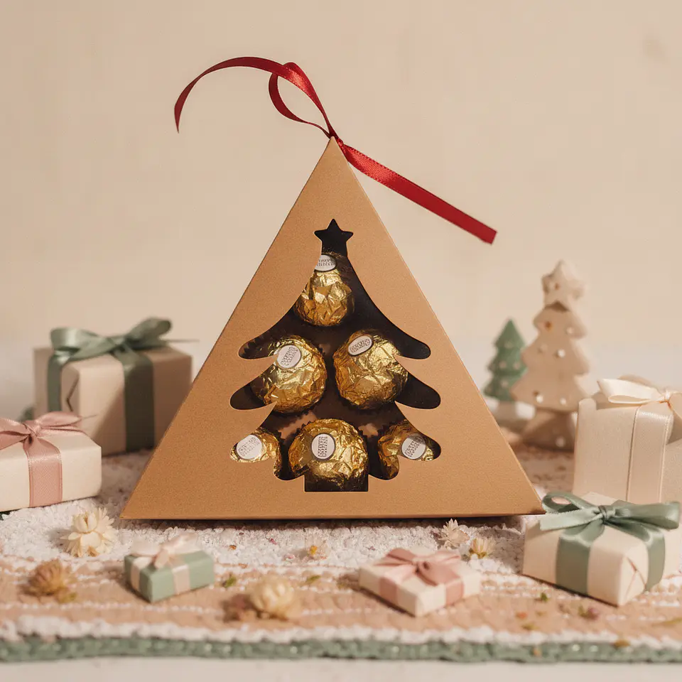 Caixa Árvore de Natal — 6 Mini Brigadeiros 1