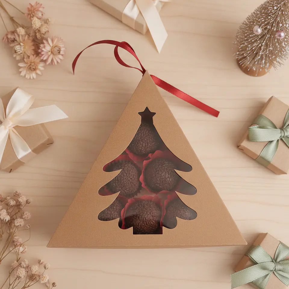 Caixa Árvore de Natal — 6 Mini Brigadeiros 4