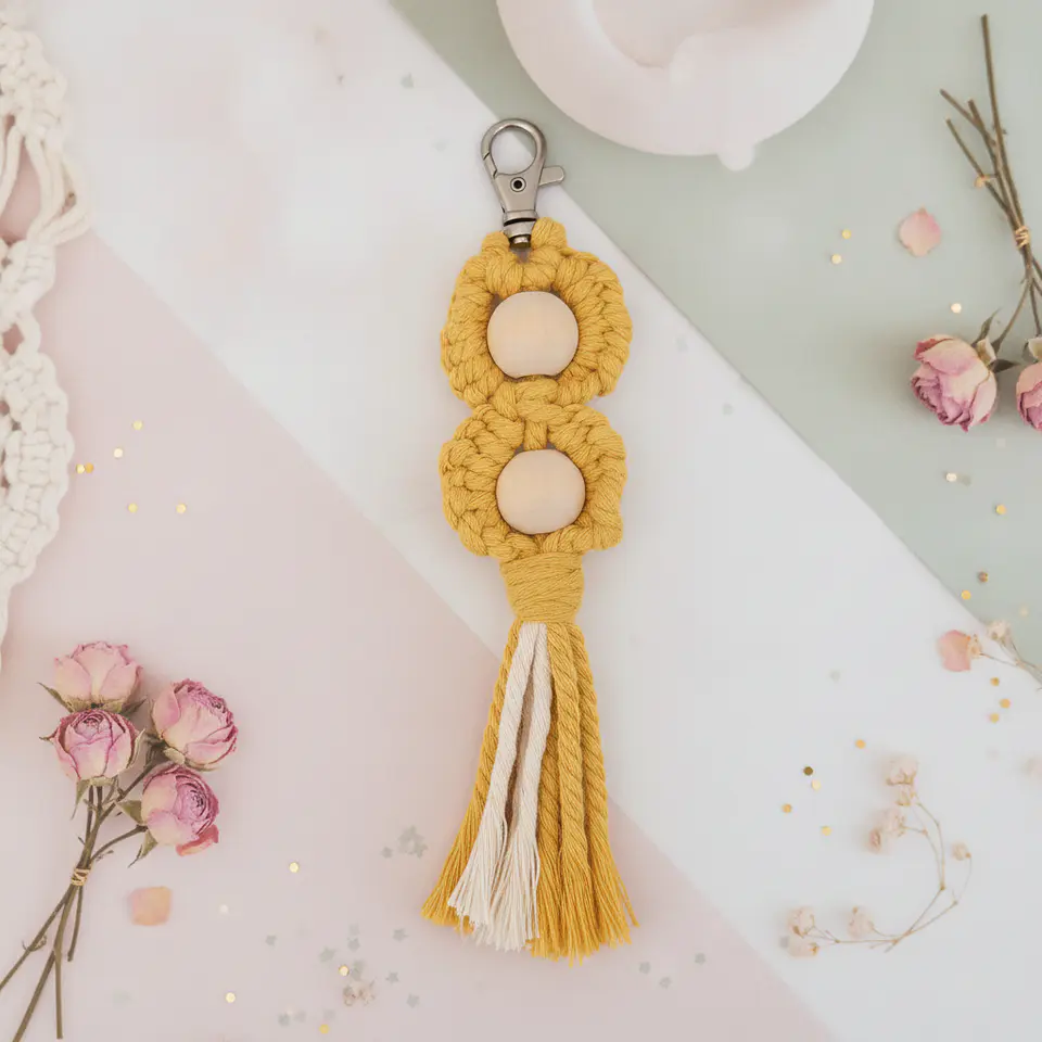 Porta‑Chaves Macramé Encanto 3