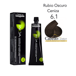 Tintura iNOA 60g Rubio Oscuro Ceniza 6.1