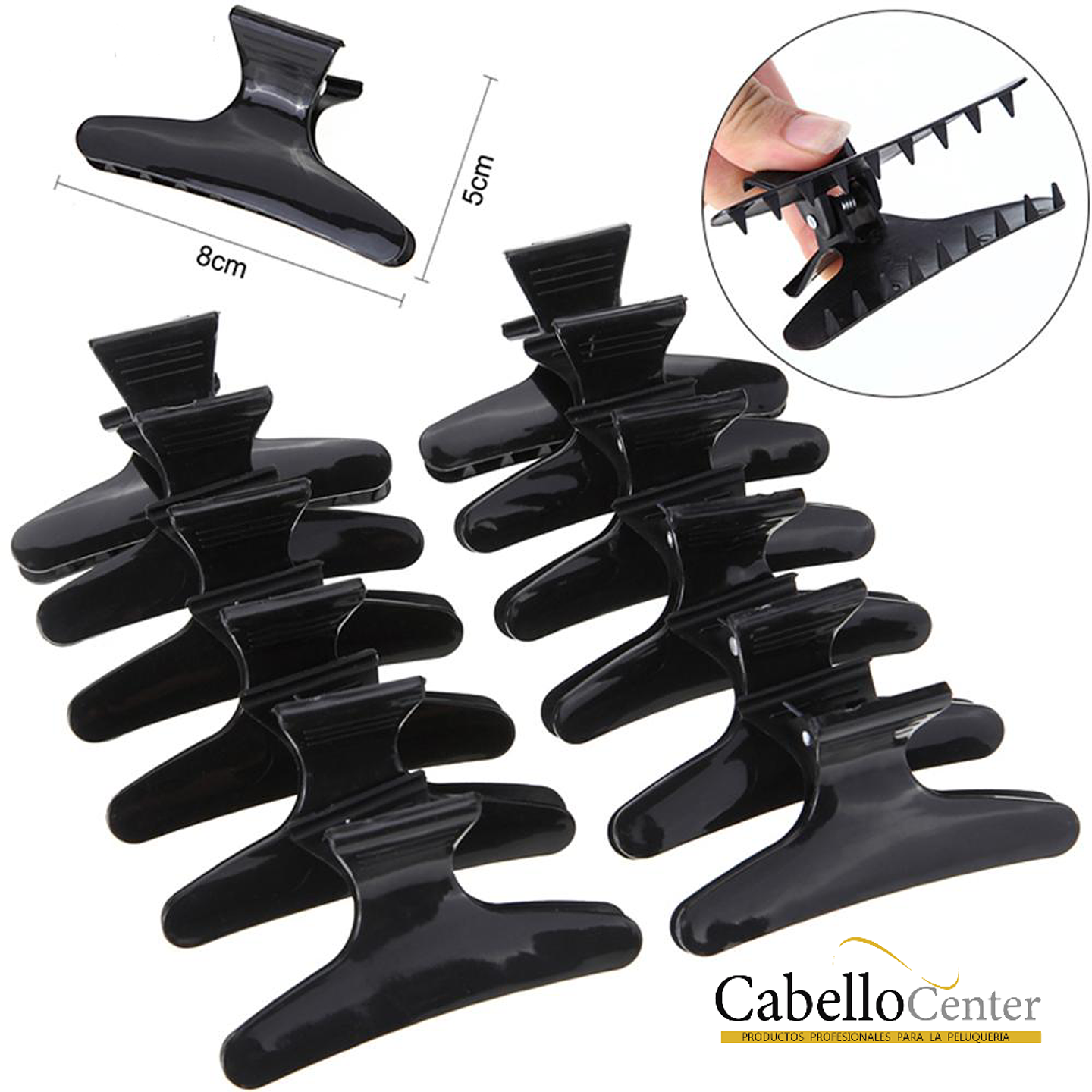 Tomador Plástico de Pelo Pack  1