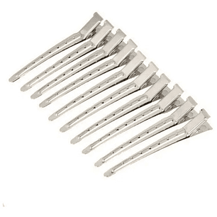 Pinzas metálicas pack 12 unidades