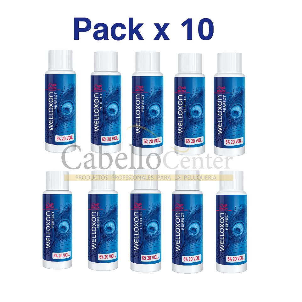 Oxidante 20 vol x10 unidades  1