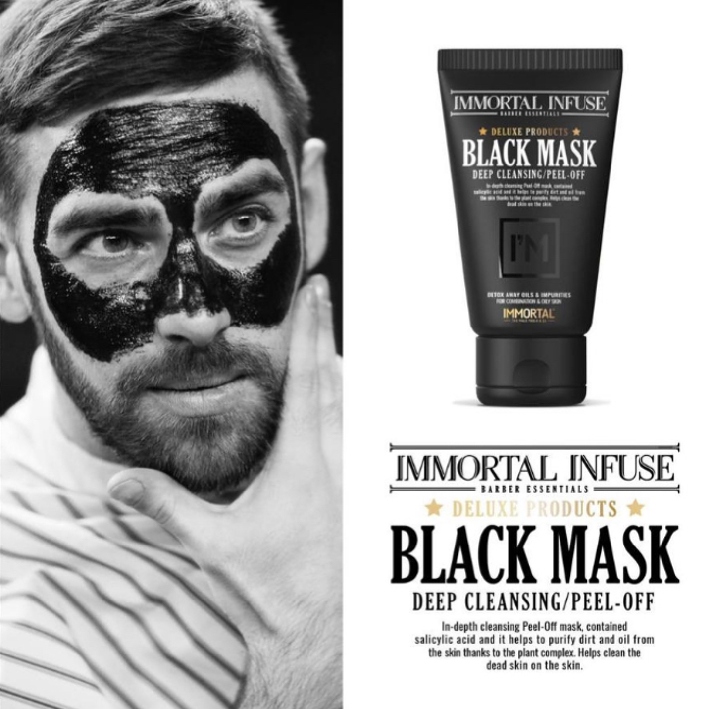 Mascarilla Peel Off IMMORTAL 150ml 3