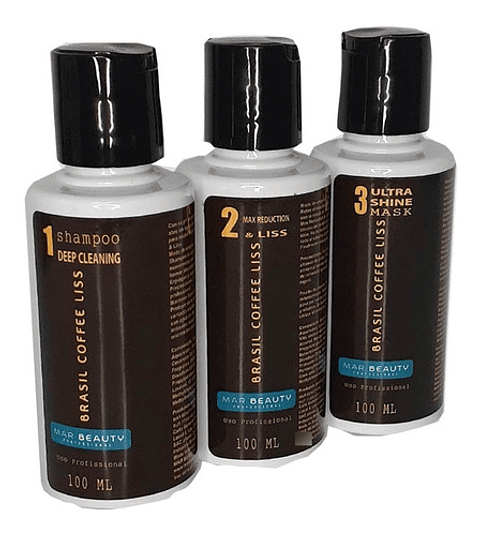 Alisado Brasil Coffee Liss 3 x 100ml 