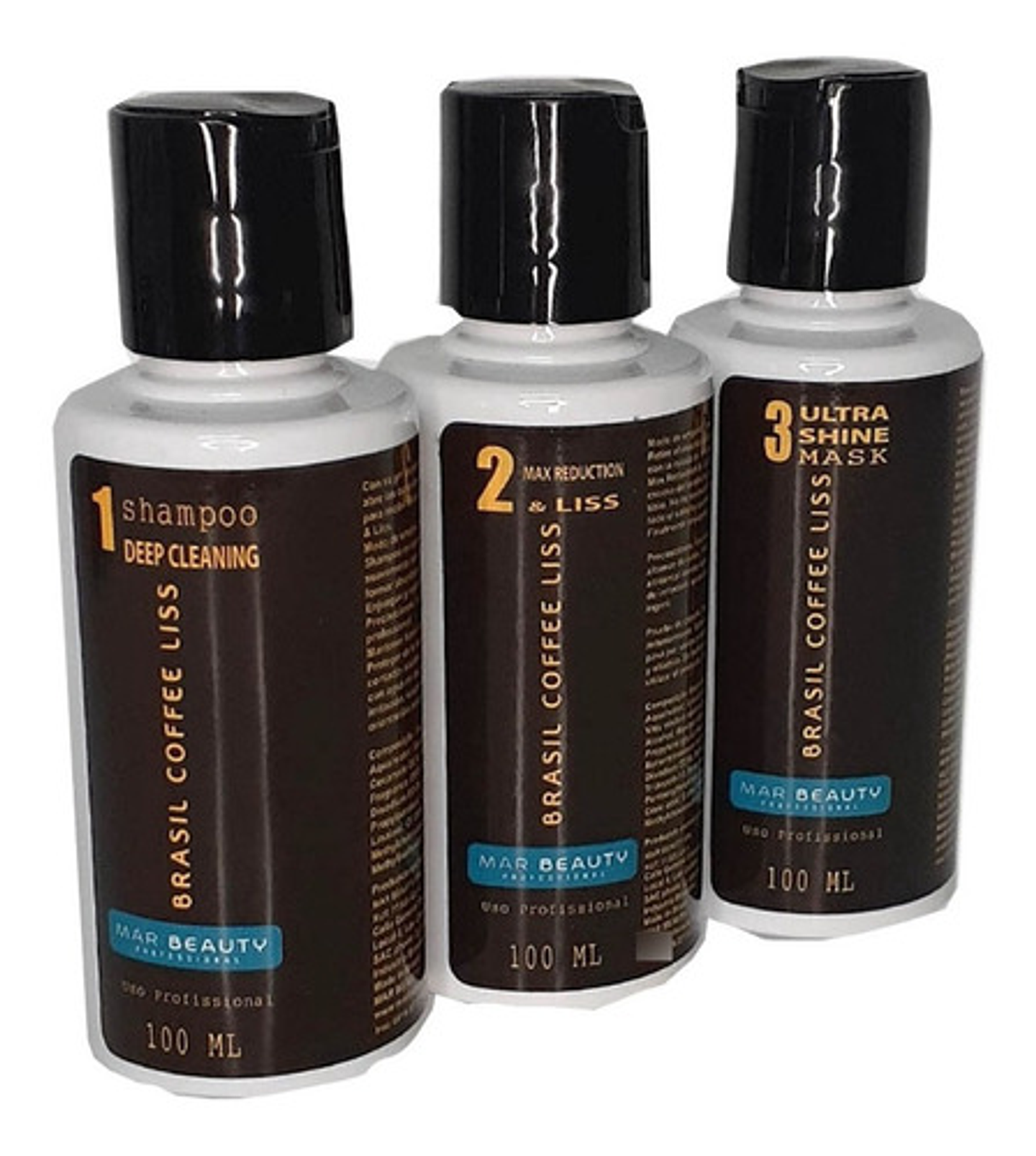 Alisado Brasil Coffee Liss 3 x 100ml  1