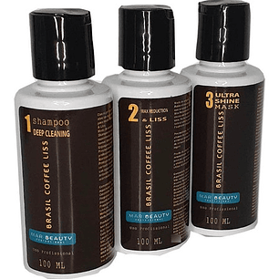 Alisado Brasil Coffee Liss 3 x 100ml 