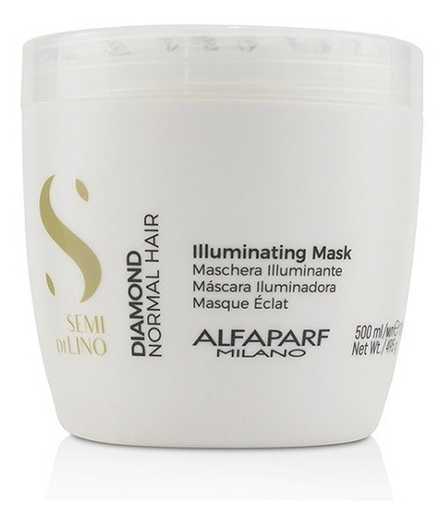 mask semi di lino diamond llluminating  de 500 ml 1