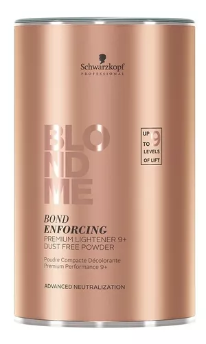 schwarzkopf  decolorante blondme 9tono+blondme locion activadora premium 2% 7vol 1000ml