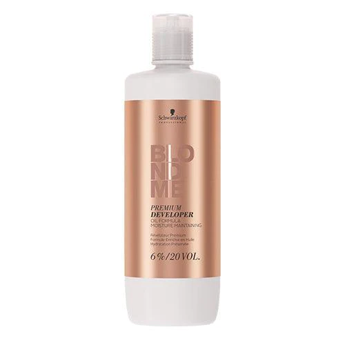 schwarzkopf  decolorante blondme 9tono+blondme locion activadora premium 2% 7vol 1000ml