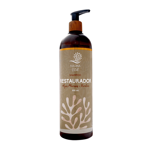 Shampoo Restaurador 500ml  alga marina