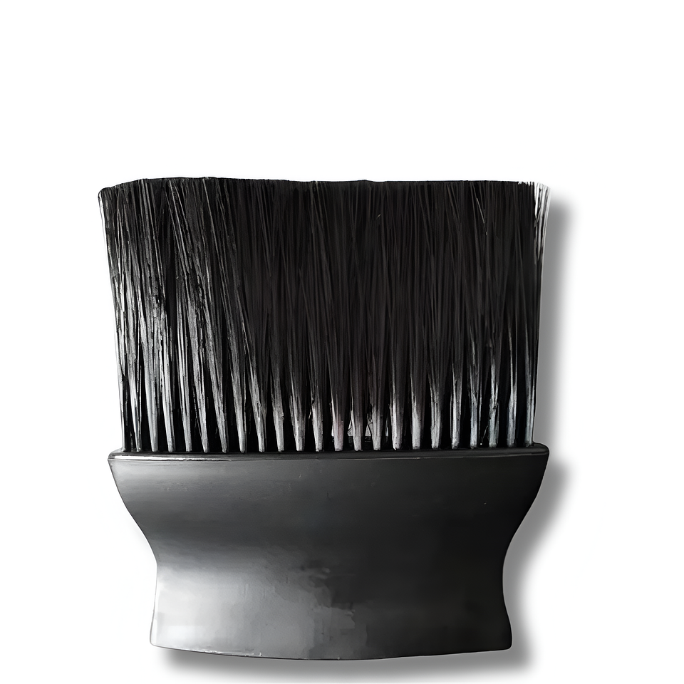 Bota Pelo Barbero Negro y Beig 1