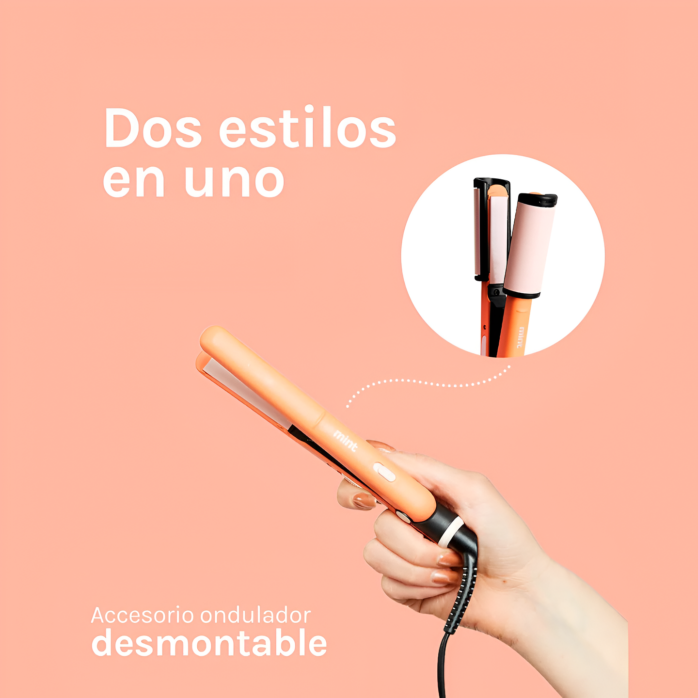 MINI PLANCHA NARANJA 2 IN 1 MINT 3