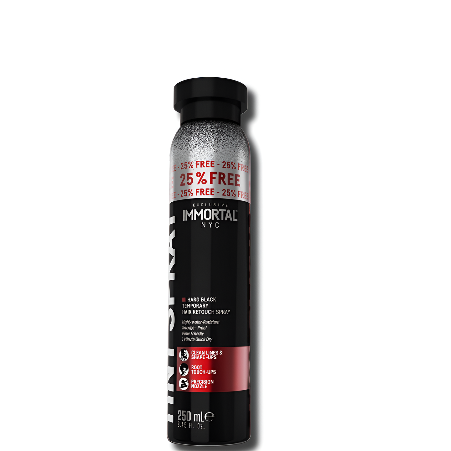 TINTURA SPRAY BLACK RETOQUE IMMORTAL 250ml 1