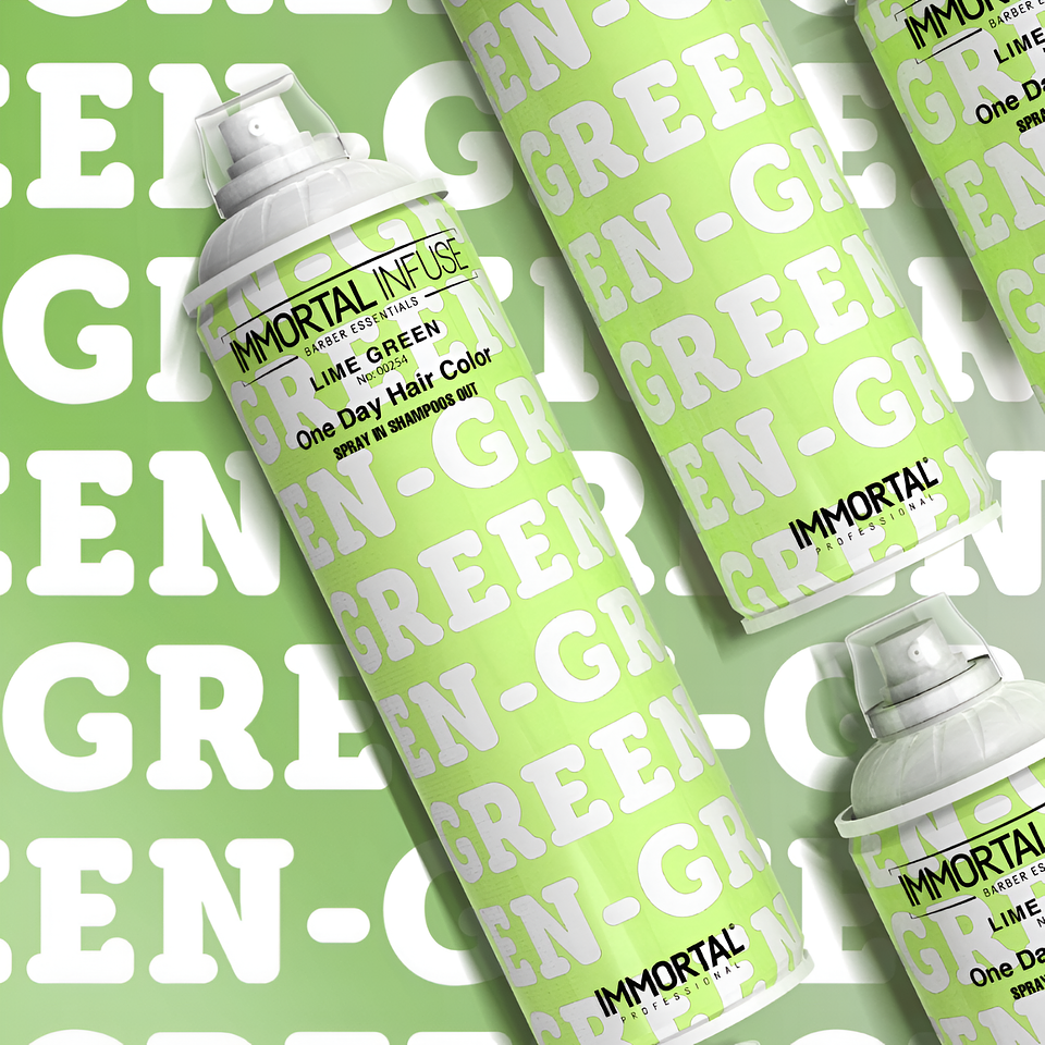 ONE DAY HAIR COLOR GREEN IMMORTAL 200ml 3