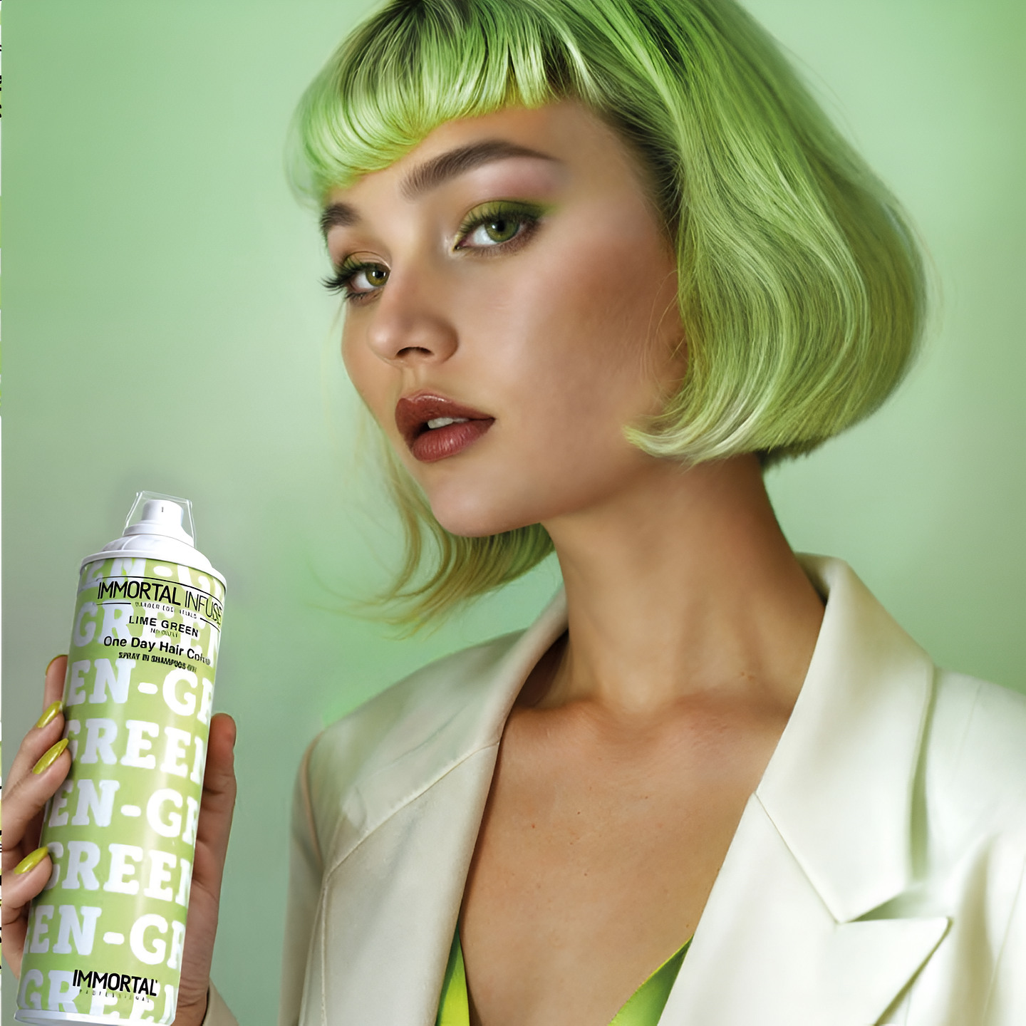 ONE DAY HAIR COLOR GREEN IMMORTAL 200ml 2