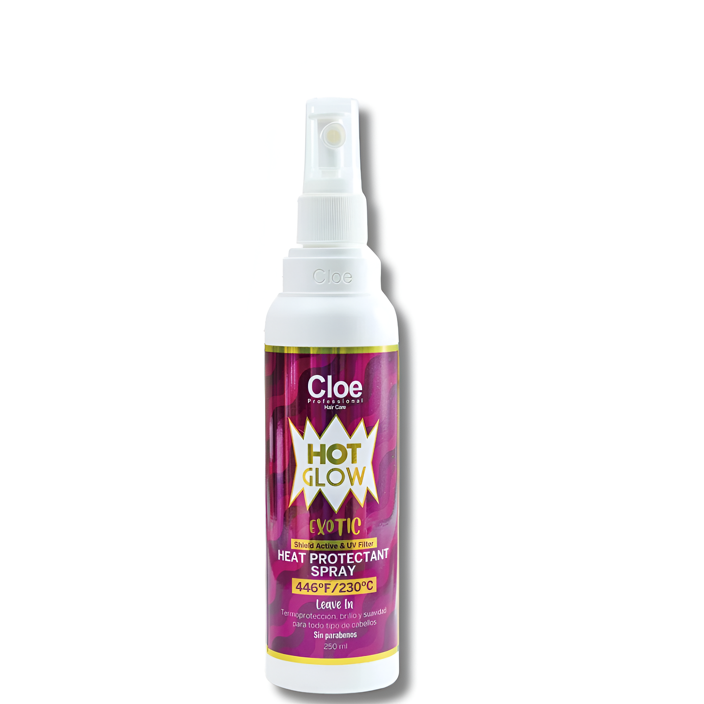 HOT GLOW EXOTIC CLOE PROTECTOR TERMICO CAPILAR CON UV 250ml 1