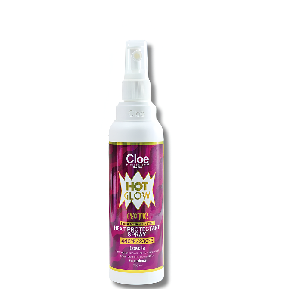 HOT GLOW EXOTIC CLOE PROTECTOR TERMICO CAPILAR CON UV 250ml 1