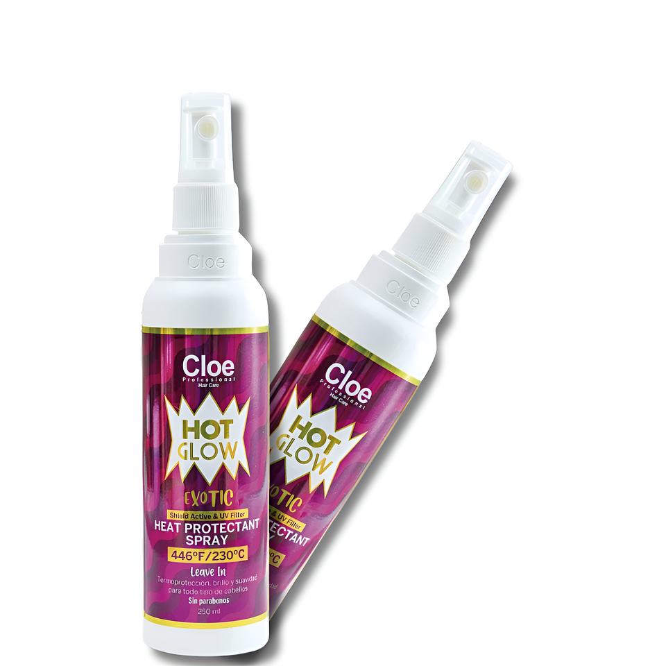HOT GLOW EXOTIC CLOE PROTECTOR TERMICO CAPILAR CON UV 250ml 2