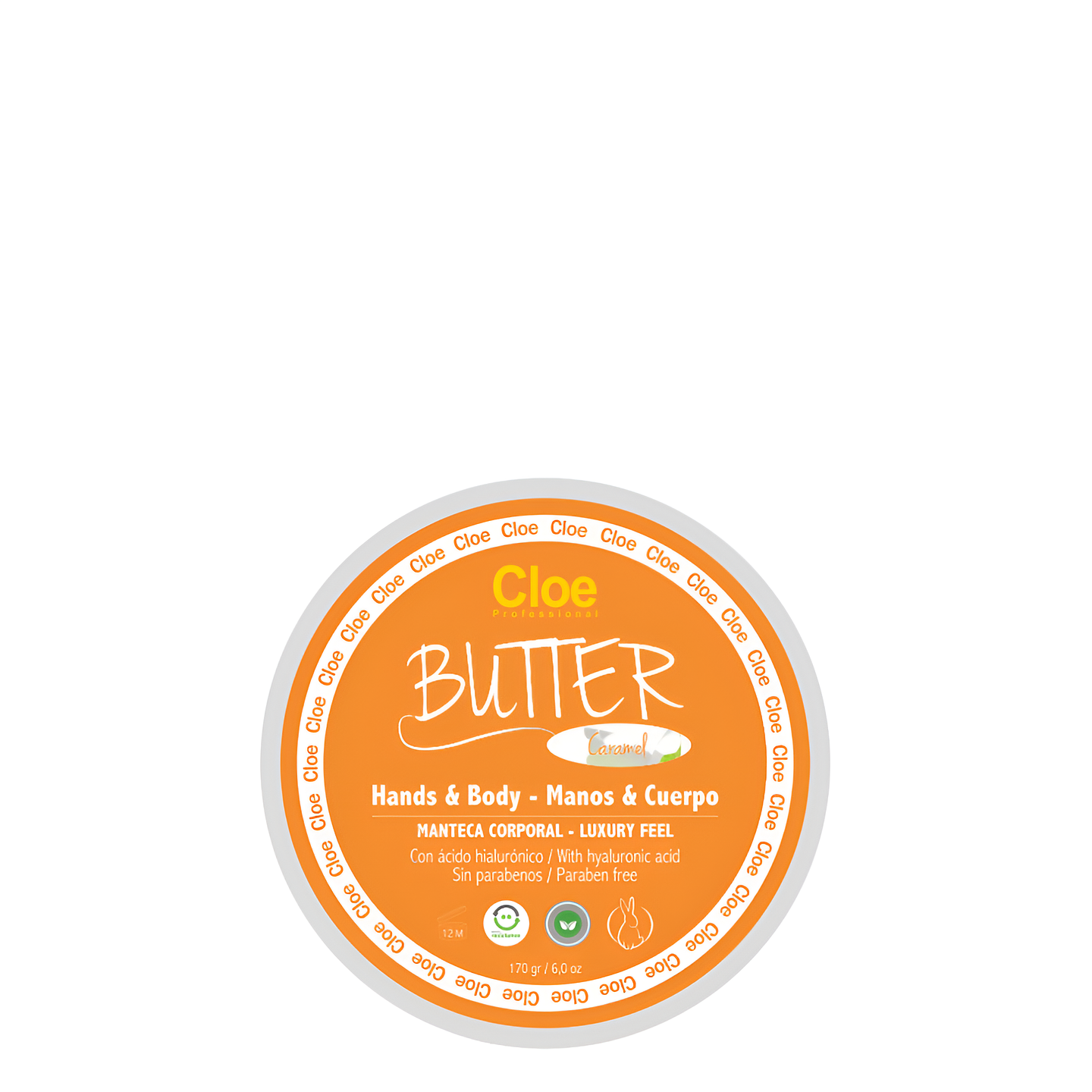 BUTTER CARAMEL CLOE MANTECA CORPORAL HIDRATANTE PARA TODO EL CUERPO 170ml 2