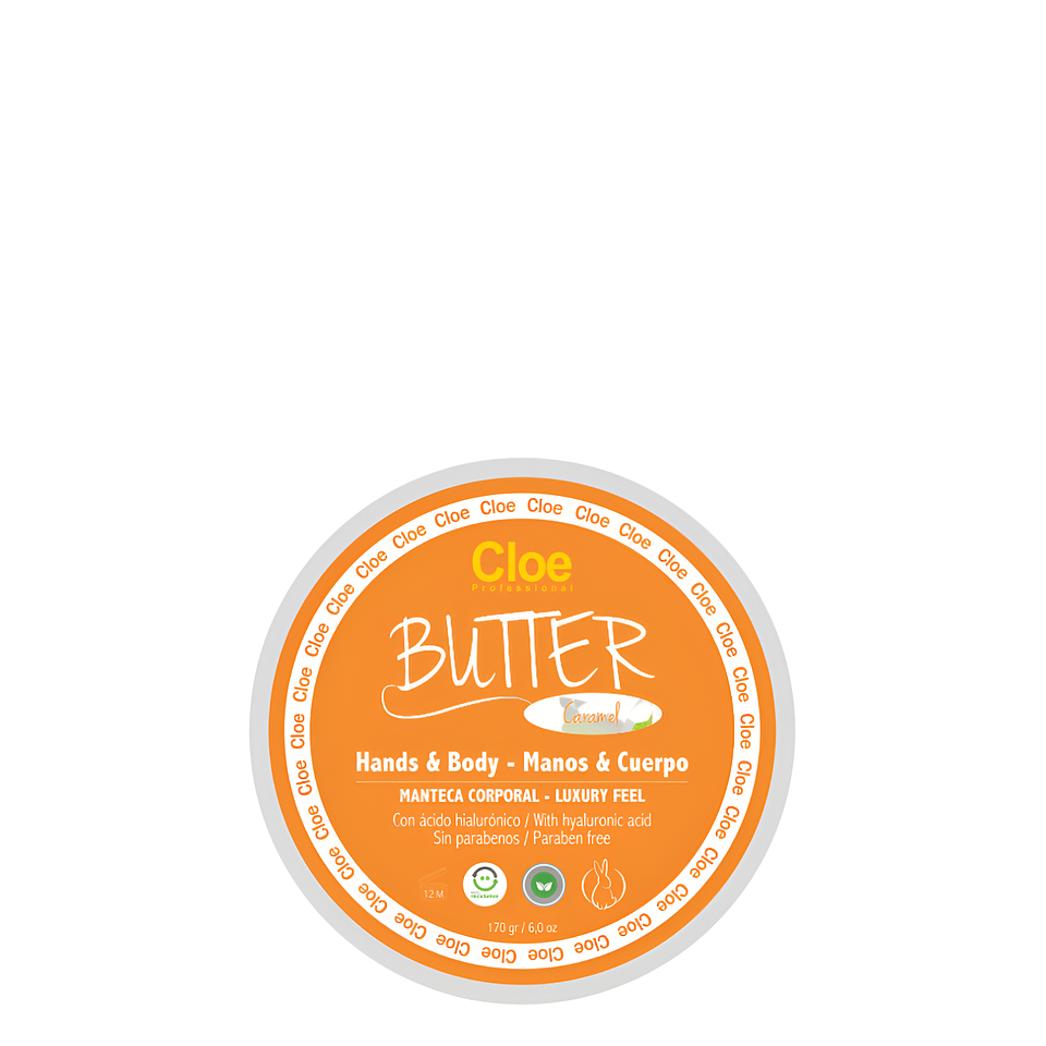 BUTTER CARAMEL CLOE MANTECA CORPORAL HIDRATANTE PARA TODO EL CUERPO 170ml 2