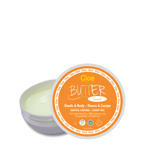 BUTTER CARAMEL CLOE MANTECA CORPORAL HIDRATANTE PARA TODO EL CUERPO 170ml