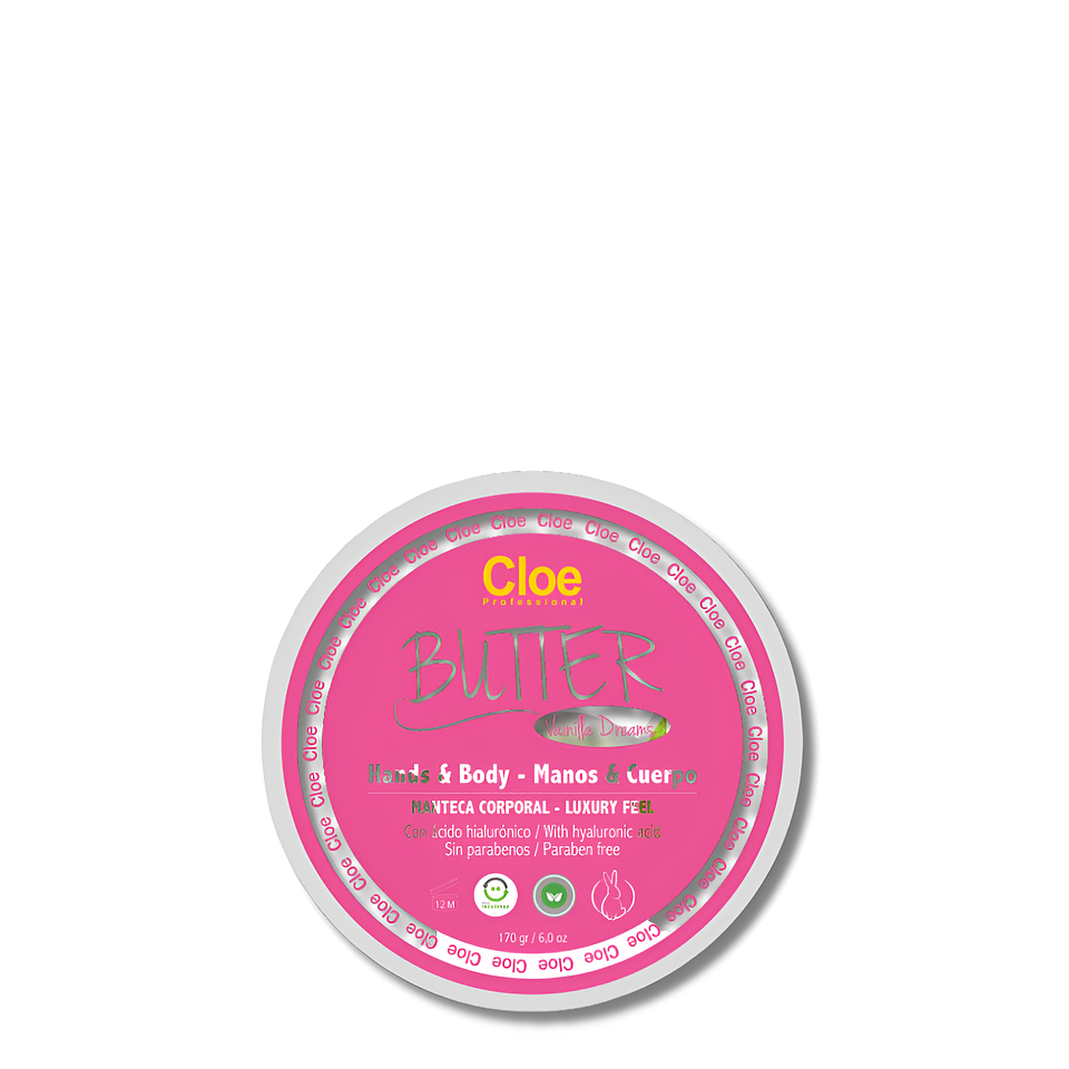 BUTTER VAINILLA DREAMS CLOE MANTECA CORPORAL HIDRATANTE PARA TODO EL CUERPO 170ml 2